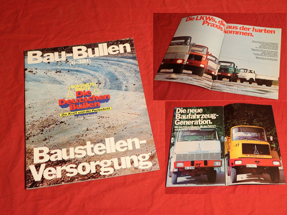40114 Magirus Bau Bullen 6-38 t Baustellenversorgung