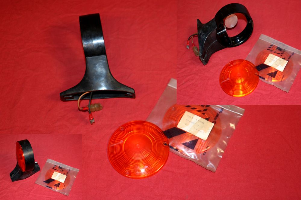 Anbaublinkleuchte mit Abstandsstück Halter Magirus Blinker