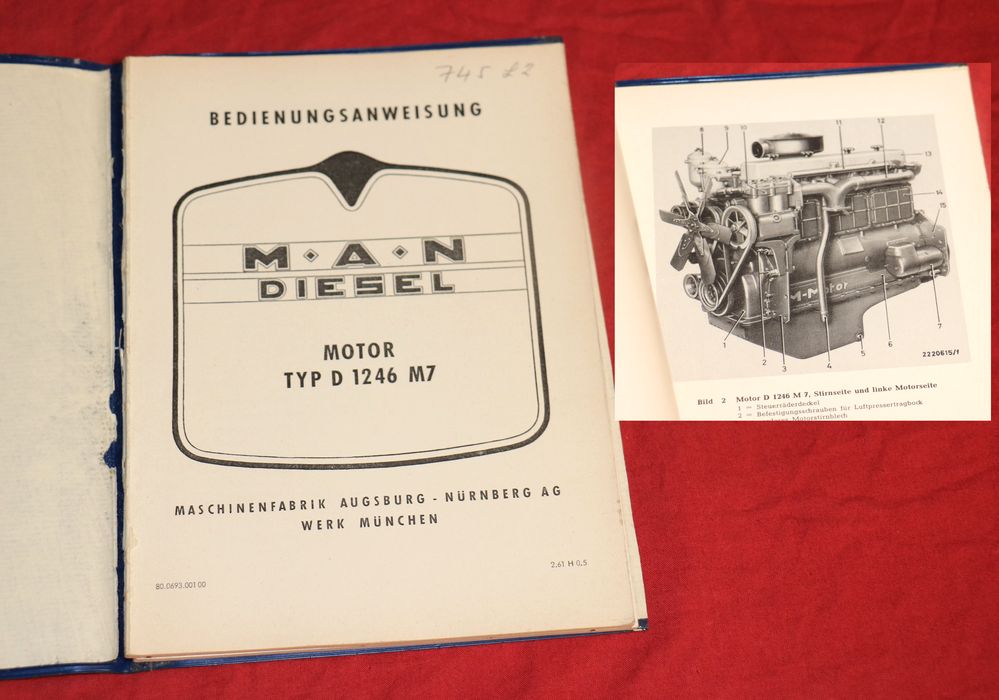 MAN D 2146 M7 Dieselmotor Betriebsanleitung