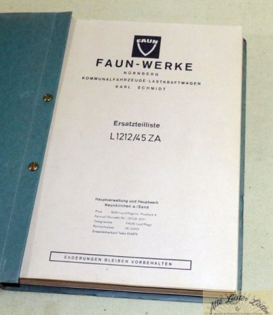 41896_ersatzteilliste_sonstige_lkw_deutsche_faun_bqw5wHSv7oWj1t FAUN L 1212 / 45 ZA Hauber Zugmaschine