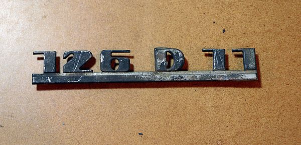 126 D 11 , Schriftzug für Magirus