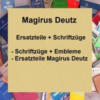 Ersatzteile + Schriftzüge