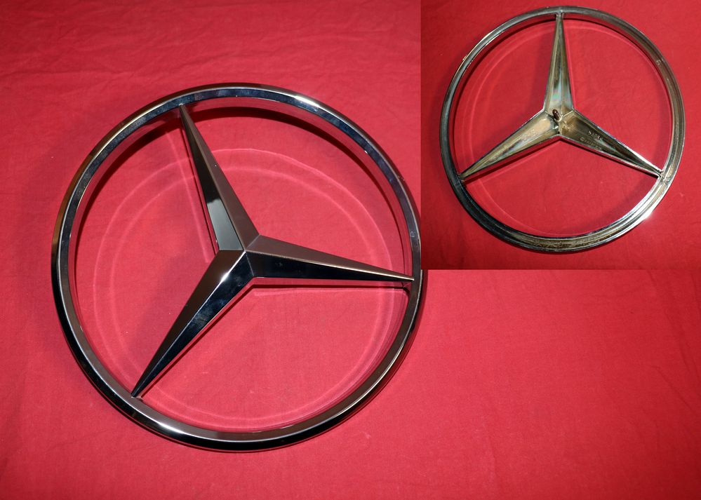 Mercedes Stern Emblem 30 cm verchromt