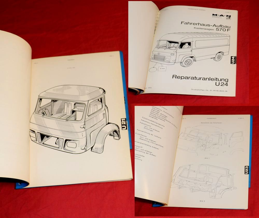 MAN - Saviem Fahrerhaus + Kastenwagen Aufbau
